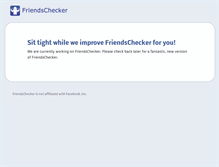 Tablet Screenshot of friendschecker.com